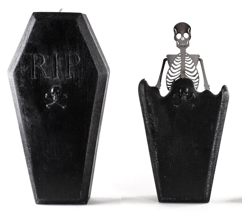 These Spooky Coffin Candles are Perfect for Halloween 