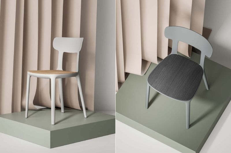 Canva Chair by Claus Breinholt is made of Recycled Plastic 