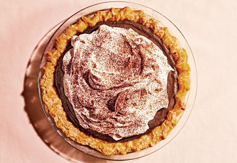 Chocolate Pudding Thanksgiving Pie 