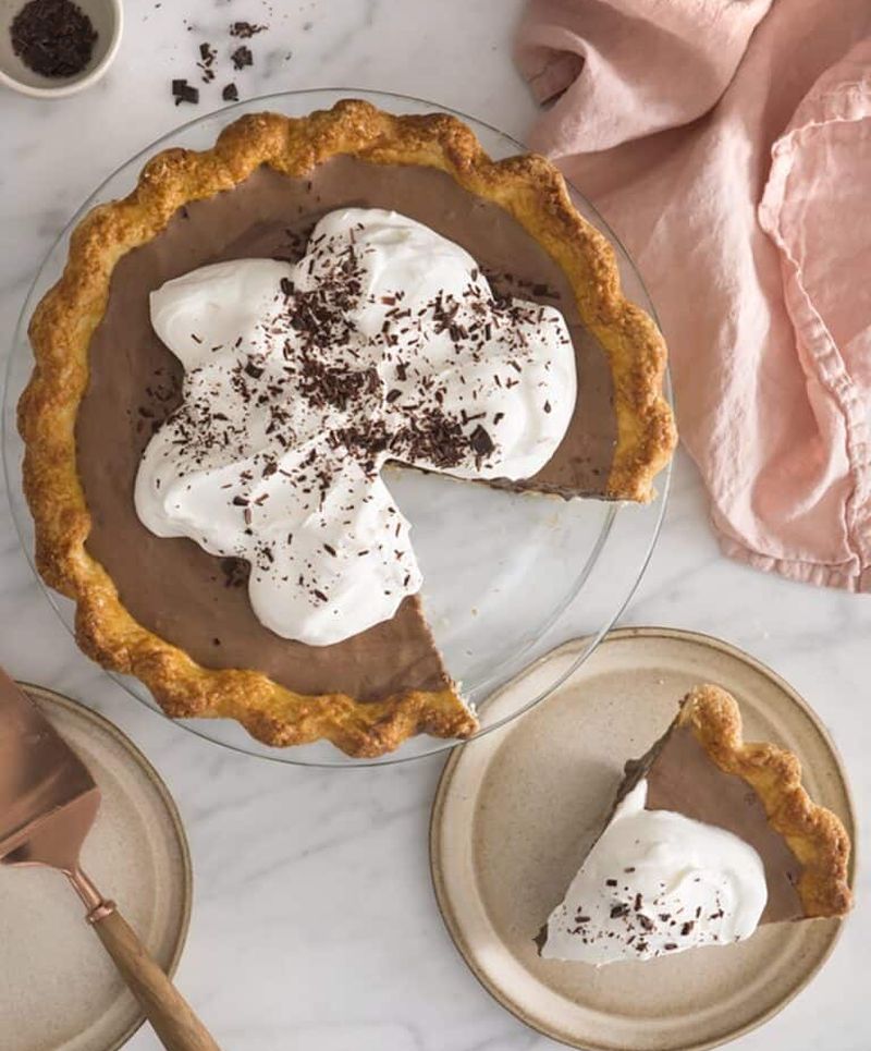 Creamy Chocolate Thanksgiving Pie 