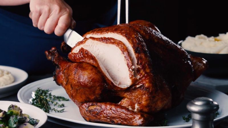 Deep-Fried Turkey brined in Cayenne and Brown Sugar