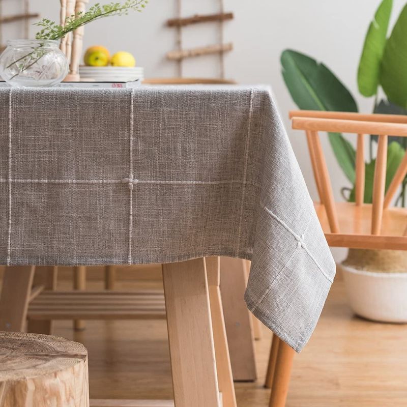 Embroidery Lattice Tablecloth for Thanksgiving 