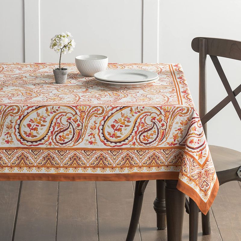 Paisley Tablecloth for Thanksgiving 