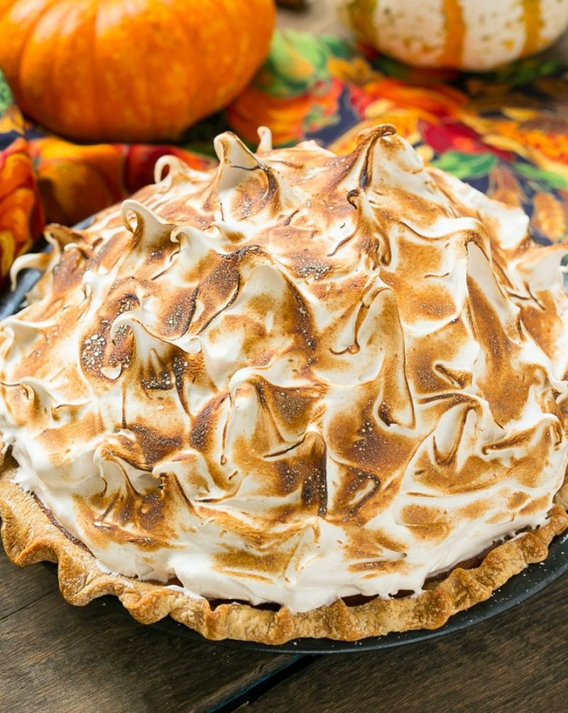 Pumpkin Meringue Thanksgiving Pie