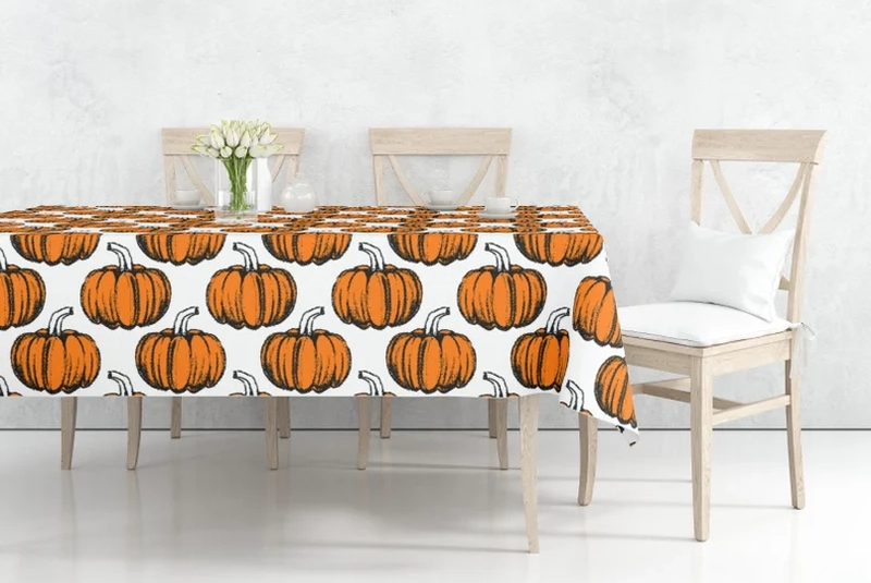 Pumpkin Thanksgiving Table cloth  