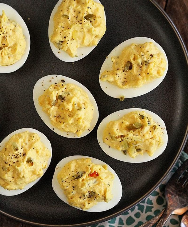 Southern Deviled Eggs for Thanksgiving Dinner