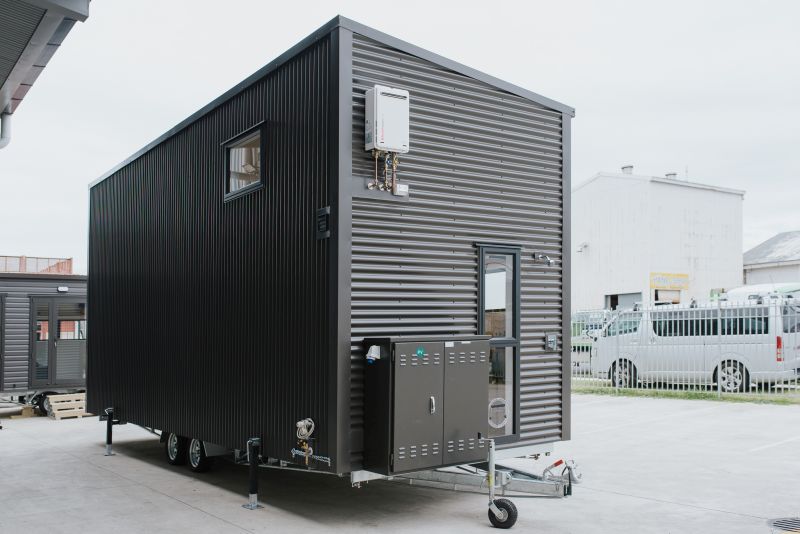 Tiny House with Cat-Friendly Interiors and Two Lofts 