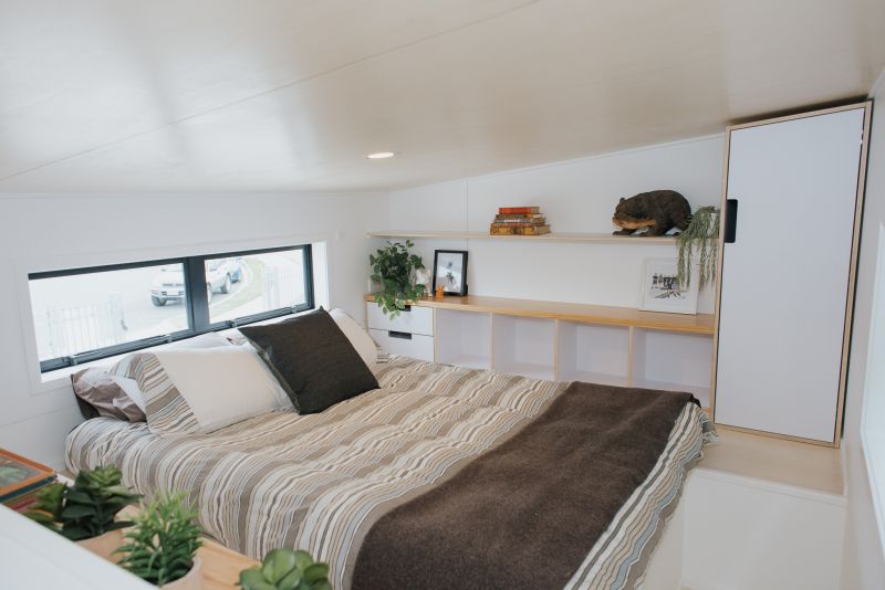 This Tiny House has Cat-Friendly Interiors and Two Lofts 