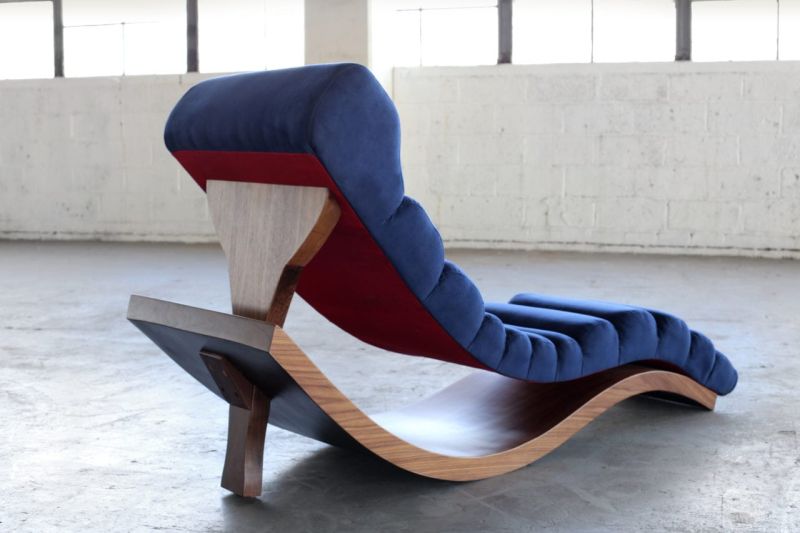 Wave Chaise Lounge by SENTIENT Furniture will Add Luxury to any Home Decor 