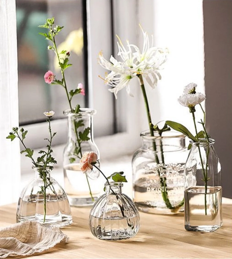 glass vases for thanksgiving gifts 