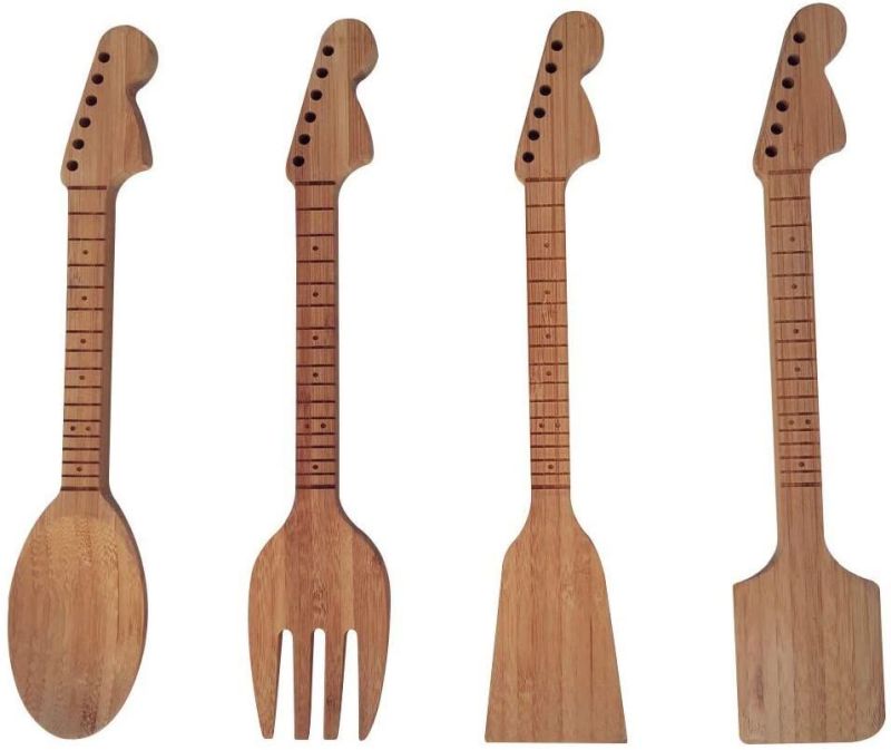 Guitar Neck Shaped Cooking Utensils