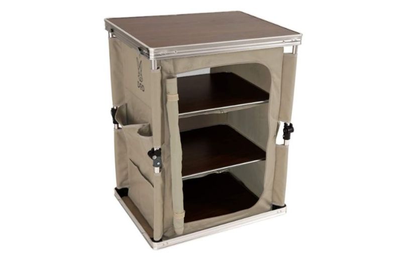 DOD Camping Kitchen Table with Storage will Come in Handy Anywhere 