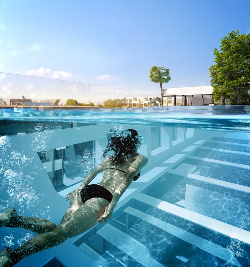 Hickory Group Builds Sky Pool at Hawthorn Park