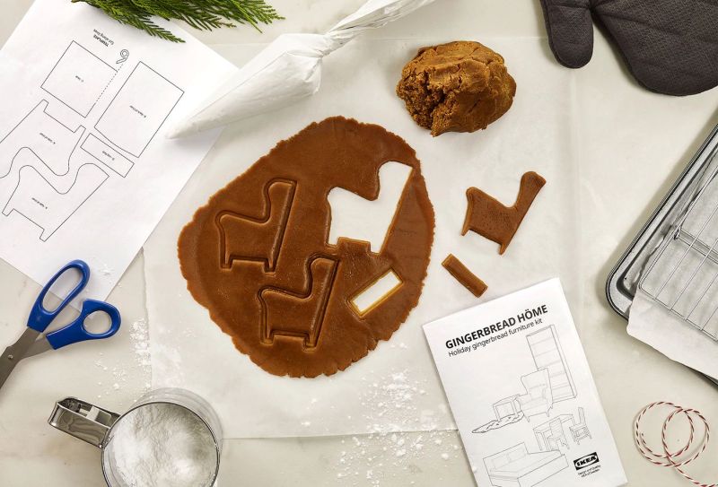 IKEA Launches Gingerbread Höme Kit to Make Edible Versions of Its Iconic Furniture 