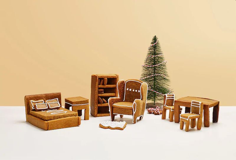 IKEA Launches Gingerbread Höme Kit to Make Edible Versions of Its Iconic Furniture 