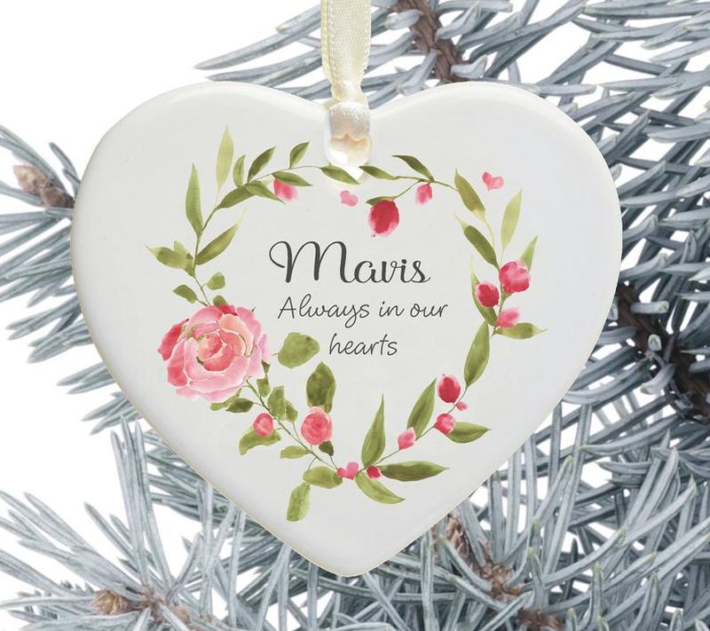 Personalized Holiday tree Decorations from Christmas Keepsake