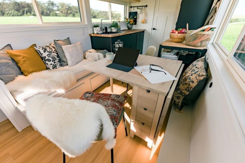 Escape Traveler Custom Builds Tiny House on Wheels for IKEA