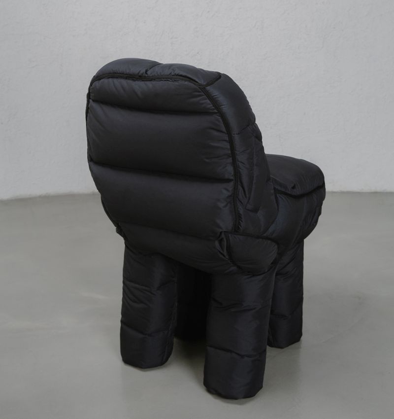 Jinyeong Yeon Turns Unsold Puffer Jackets into Unique Padded Chairs 