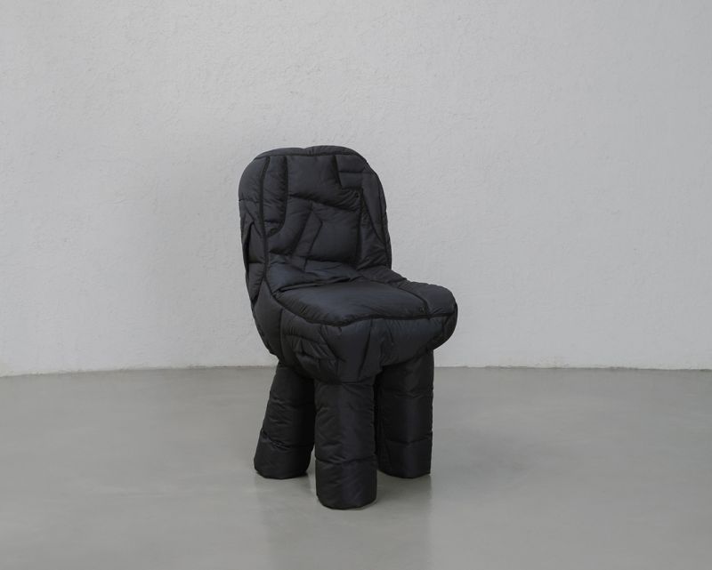 Jinyeong Yeon Turns Unsold Puffer Jackets into Unique Padded Chairs 