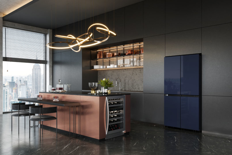 Samsung bespoke refrigerator lets you choose colors materials