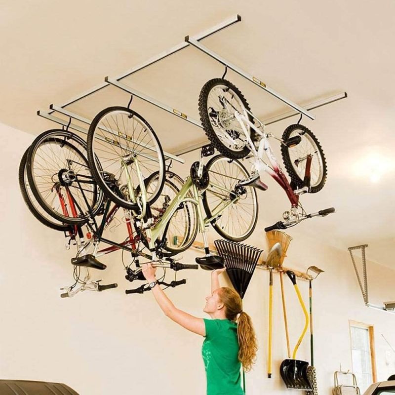 Bike clips for discount wall