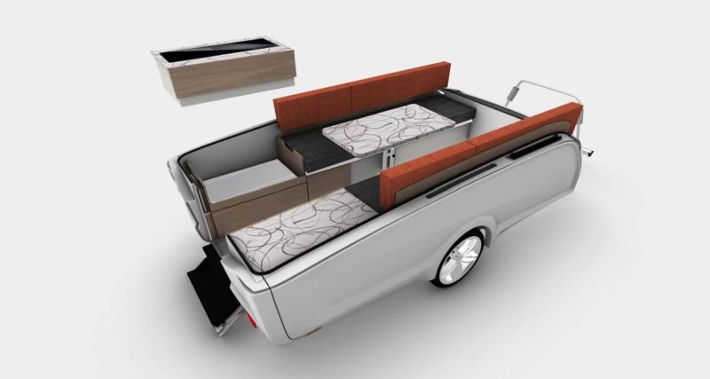 TakeOff Pop-Up Travel Trailer can be Set up in Seconds 