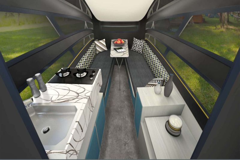 TakeOff Pop-Up Travel Trailer can be Set up in Seconds 