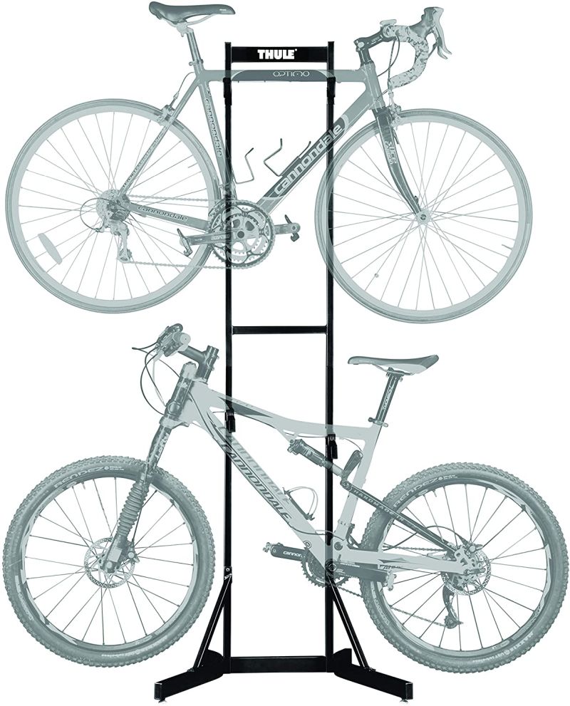 Thule bike stacker indoor storage ideas