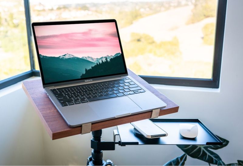 Tripod Standing Desk by Intension Design is Ideal for Work from Home