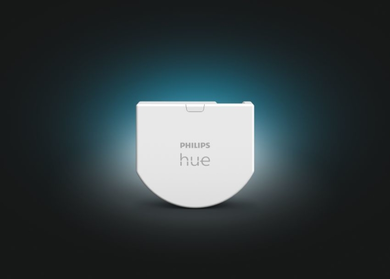 With Philips Hue Wall Switch Module Smart Lights are Always Reachable