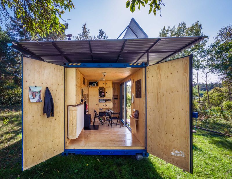 Gaia Self-Sufficient Shipping Container Home from Pin-Up Houses