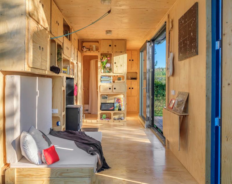 Gaia Self-Sufficient Shipping Container Home from Pin-Up Houses