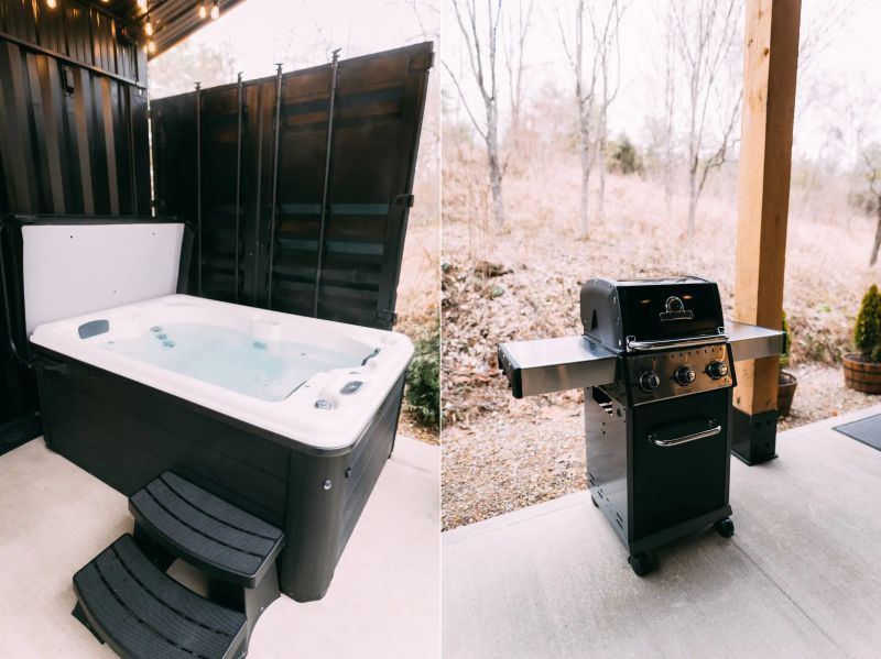 Lilypad is a Shipping Container Vacation Rental Home in Logan, Ohio