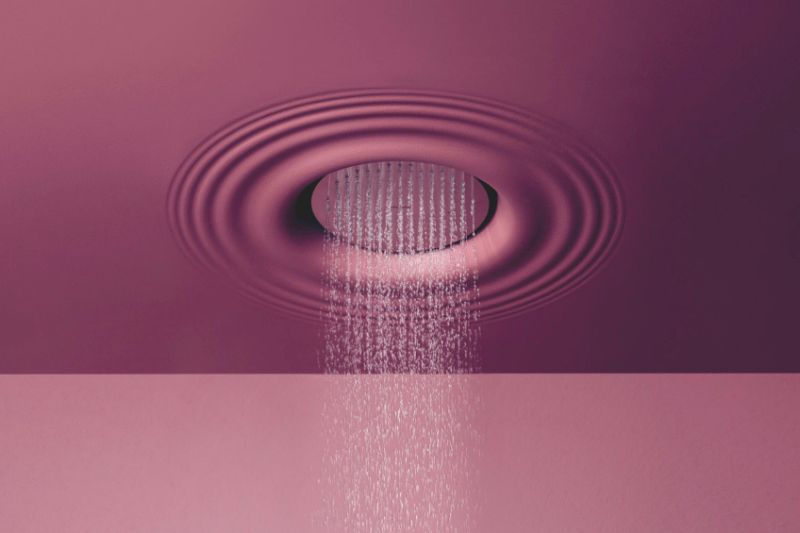 Raindrop Ceiling-Embedded Showerhead from Antonio Lupi Design