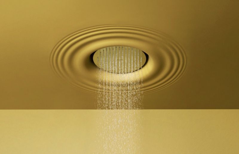 Raindrop Ceiling-Embedded Showerhead from Antonio Lupi Design