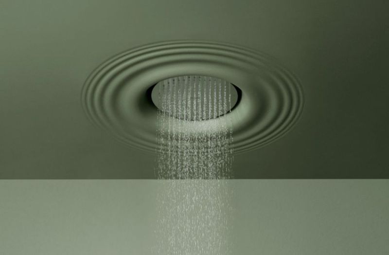 Raindrop Ceiling-Embedded Showerhead from Antonio Lupi Design