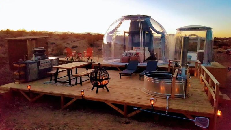 This Bubble Tent in Joshua Tree, California is Perfect for Stargazing 