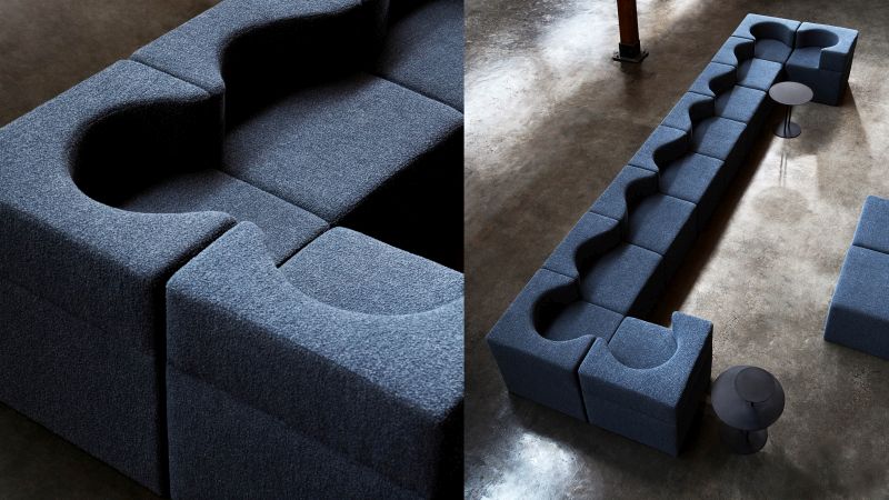 Soufflé Modular Sofa Bed Facilitates Work-From-Home