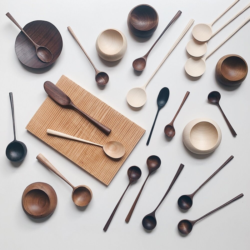 Luke Hope Creates Bespoke Wooden Tableware and Kitchen Utensils