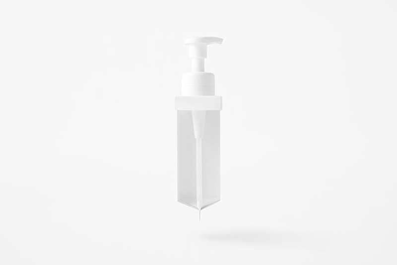 Nendo's paper carton dispenser is a good replacement for plastic bottles