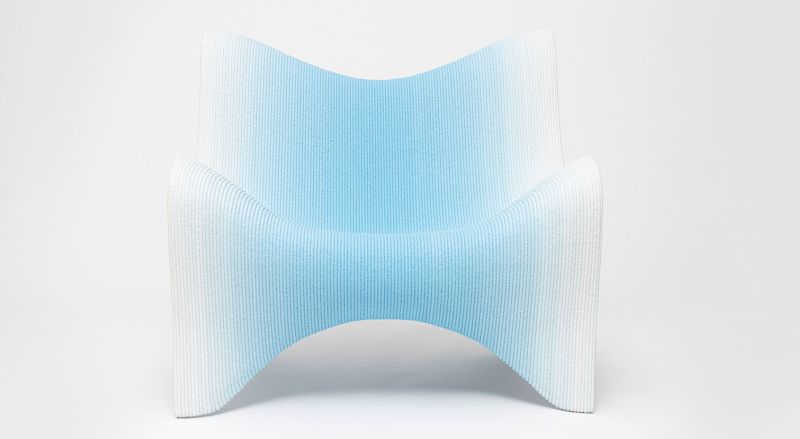 The 3D Printed Gradient Furniture Collection is Vienna-based designer Philipp Aduatz’s latest project developed in collaboration with Austrian manufacturer incremental3d