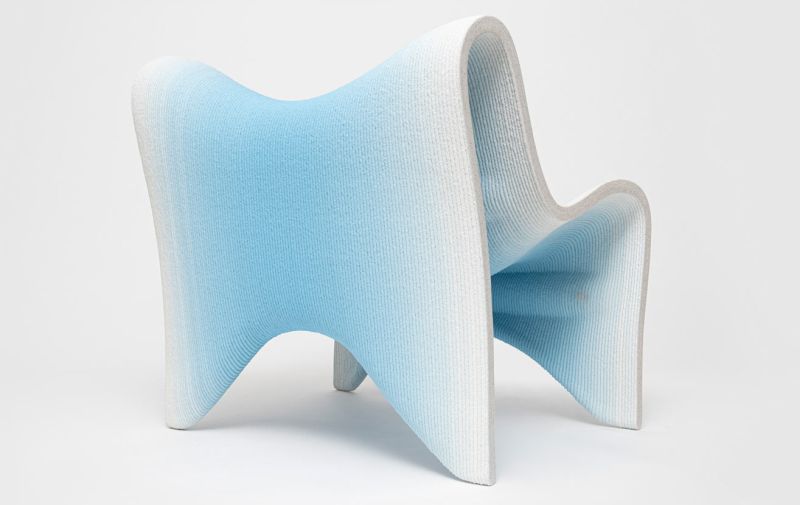 The 3D Printed Gradient Furniture Collection is Vienna-based designer Philipp Aduatz’s latest project developed in collaboration with Austrian manufacturer incremental3d