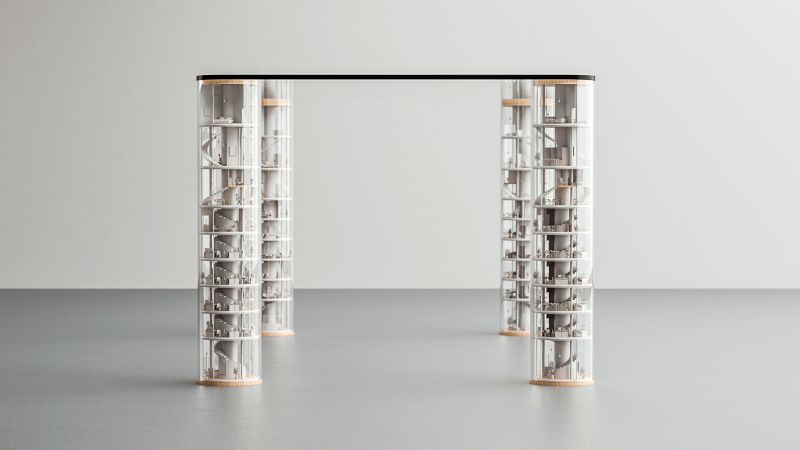 Tokyo Sky Dining Table by Stelios Mousarris