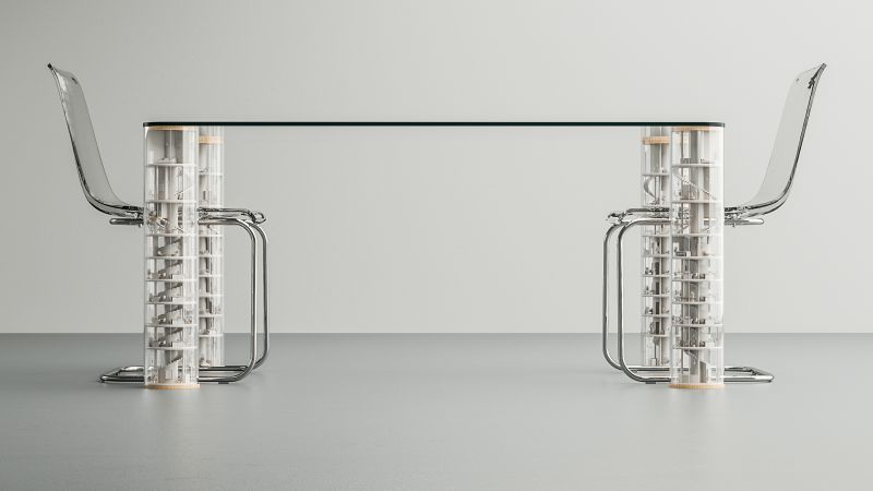 Tokyo Sky Dining Table by Stelios Mousarris