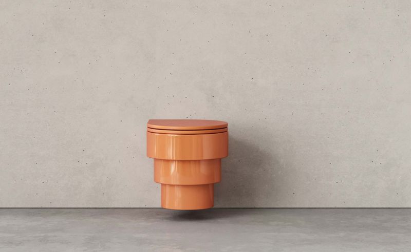 Trone Paris Re-Imagines Toilets with new Colorful Design 