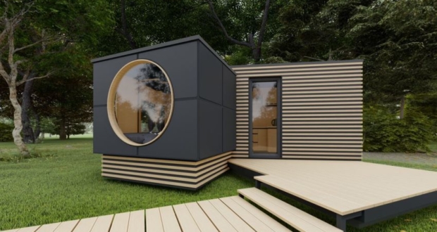 XO Prefab Tiny House by Eestihouse can be Installed in few Hours