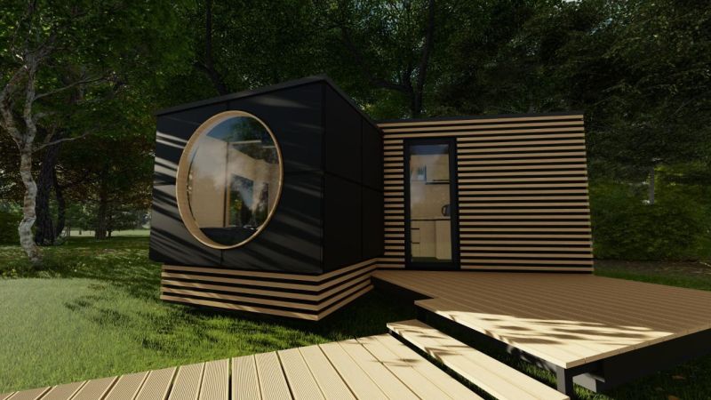 XO Prefab Tiny House by Eestihouse can be Installed in Just Two Hours