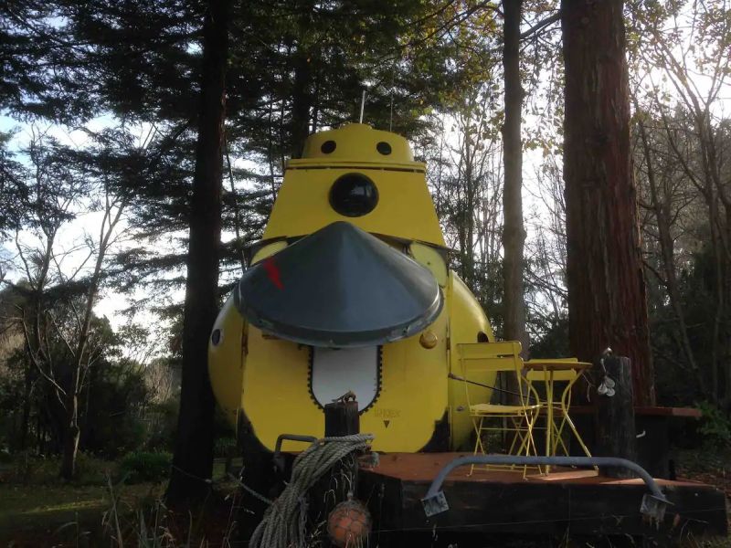 You can Book This Submarine-Themed Tiny House in New Zealand on Airbnb 