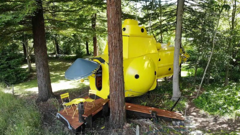 You can Book This Submarine-Themed Tiny House in New Zealand on Airbnb 