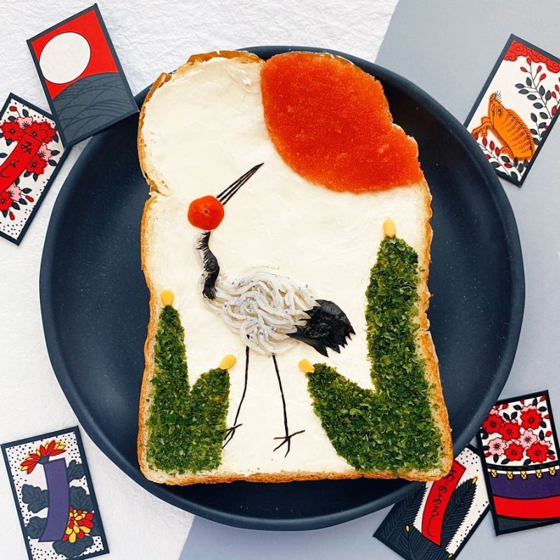 Japanese Food Artist Creates Amazing Toast Art with Edible Designs